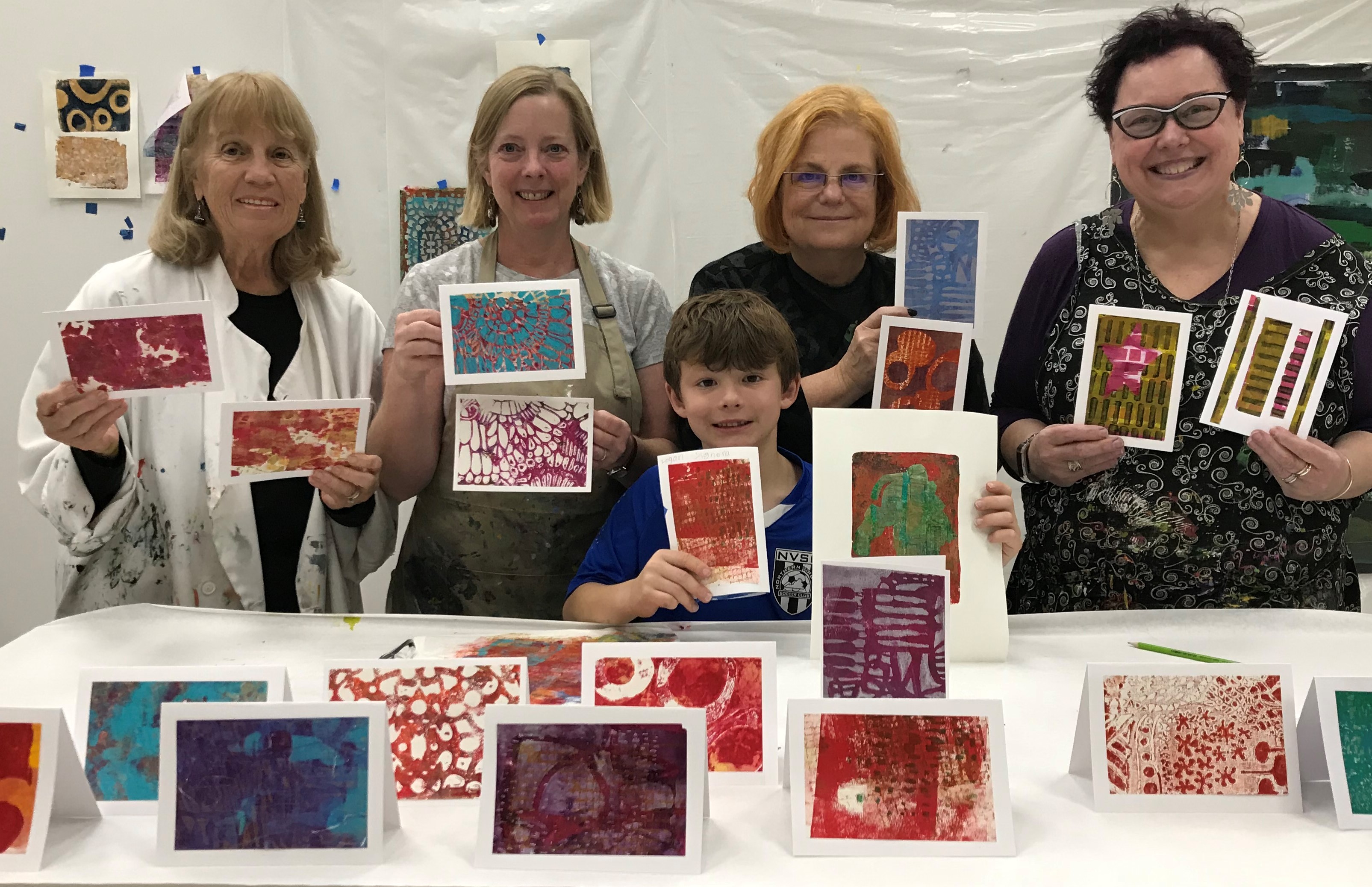 Gel Printing: Make Your Own Greeting Cards